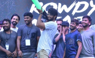 Vijay Deverakonda interacts with his Rowdy club members