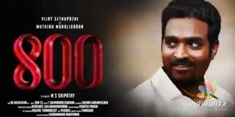 800 motion poster: Vijay Sethupathi looks stunning as Muttiah Muralidharan